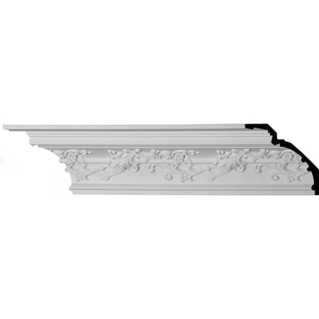 Ekena Millwork SAMPLE - 6 1/4"H x 6 1/4"P x 8 7/8"F x 12"L Hampton Crown Moulding SAMPLE-MLD06X06X09HM